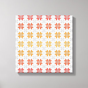 Letse morning SUN geometrisch patroon IV Canvas Afdruk