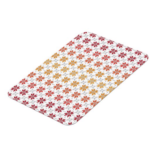 Letse morning SUN geometrisch patroon IV Magneet (Linkerzijde)