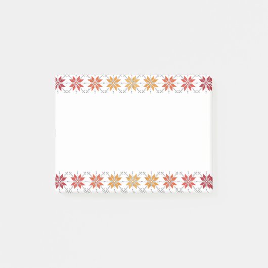 Letse morning SUN geometrisch patroon IV Post-it® Notes (Voorkant)