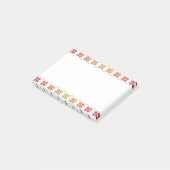 Letse morning SUN geometrisch patroon IV Post-it® Notes (Schuin)