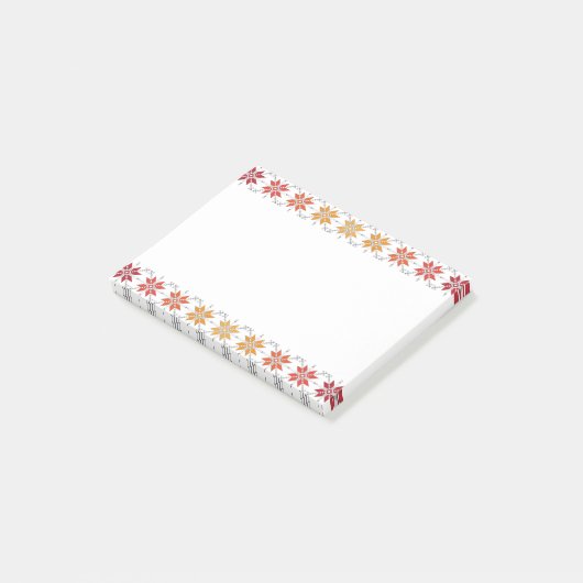 Letse morning SUN geometrisch patroon IV Post-it® Notes (Schuin)