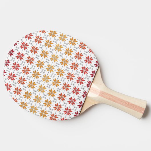 Letse morning SUN geometrisch patroon IV Tafeltennisbatje (Zijkant)