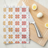 Letse morning SUN geometrisch patroon IV Theedoek (Quarter Fold)