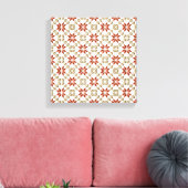 Letse morning SUN geometrisch patroon IX Canvas Afdruk (Insitu (Woonkamer))