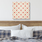 Letse morning SUN geometrisch patroon IX Canvas Afdruk (Insitu (Slaapkamer))