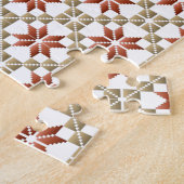 Letse morning SUN geometrisch patroon IX Legpuzzel (Zijkant)