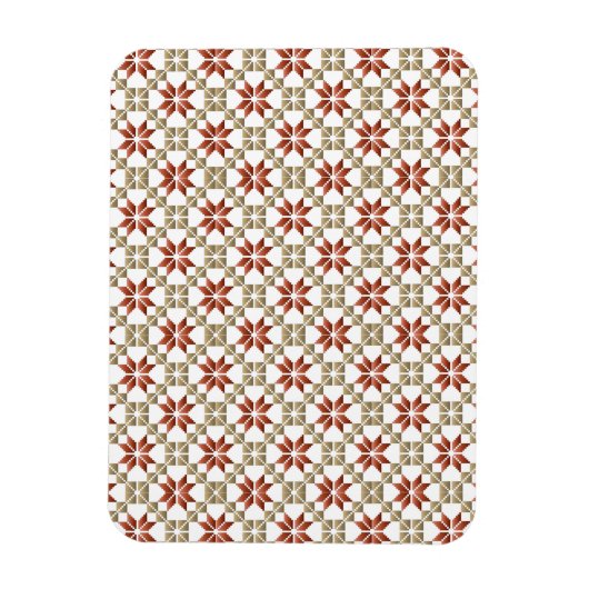 Letse morning SUN geometrisch patroon IX Magneet (Verticaal)