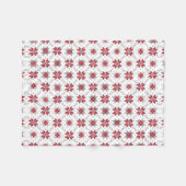 Letse morning SUN geometrisch patroon V Fleece Deken (Voorkant (Horizontaal))