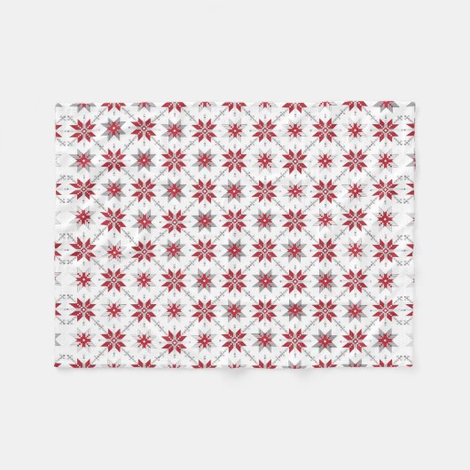 Letse morning SUN geometrisch patroon V Fleece Deken (Voorkant (Horizontaal))