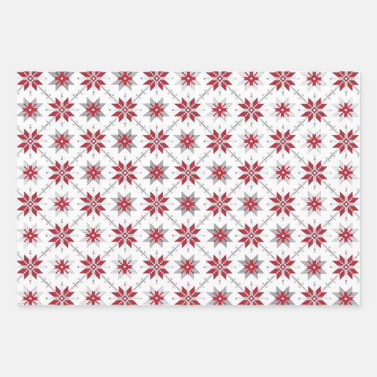 Letse morning SUN geometrisch patroon V Inpakpapier Vel (Voorkant)