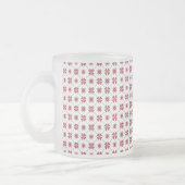 Letse morning SUN geometrisch patroon V Matglas Koffiemok (Links)