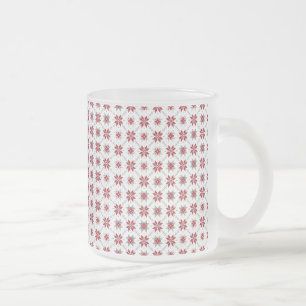 Letse morning SUN geometrisch patroon V Matglas Koffiemok