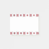 Letse morning SUN geometrisch patroon V Post-it® Notes (Voorkant)