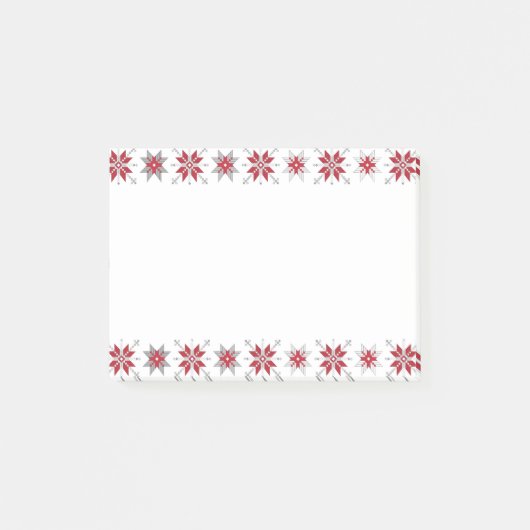 Letse morning SUN geometrisch patroon V Post-it® Notes (Voorkant)