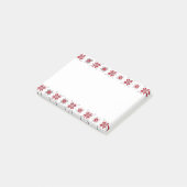 Letse morning SUN geometrisch patroon V Post-it® Notes (Schuin)