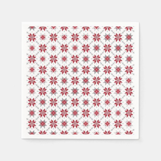 Letse morning SUN geometrisch patroon V Servet (Voorkant)