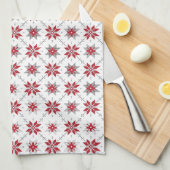 Letse morning SUN geometrisch patroon V Theedoek (Quarter Fold)