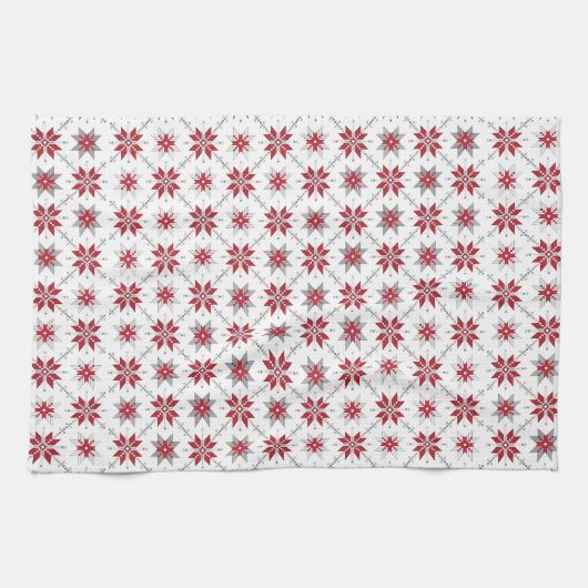 Letse morning SUN geometrisch patroon V Theedoek (Horizontaal)