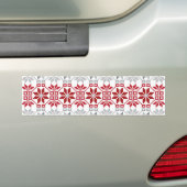 Letse morning SUN geometrisch patroon VIII Bumpersticker (Op auto)