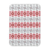 Letse morning SUN geometrisch patroon VIII Magneet (Verticaal)