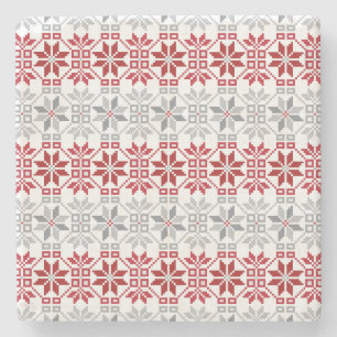 Letse morning SUN geometrisch patroon VIII Stenen Onderzetter