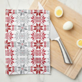 Letse morning SUN geometrisch patroon VIII Theedoek (Quarter Fold)