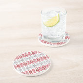 Letse morning SUN geometrisch patroon VIII Zandsteen Onderzetter (Zijkant)