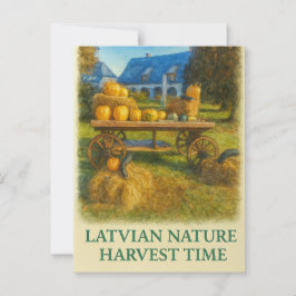 Letse Natuur - Oogsttijd Briefkaart