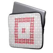 Letse ochtend-zon geometrisch patroon I Laptop Sleeve (Voorkant Links)