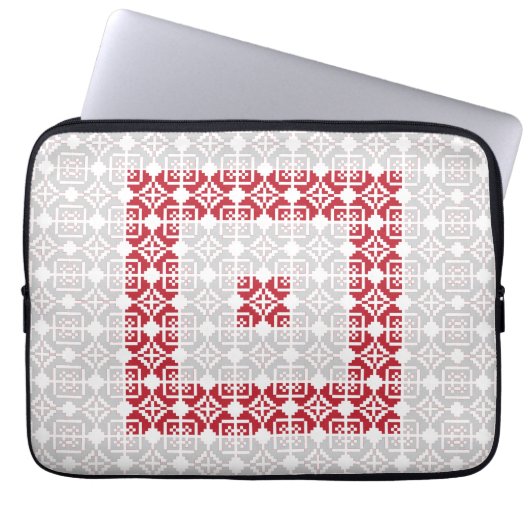 Letse ochtend-zon geometrisch patroon I Laptop Sleeve (Voorkant)