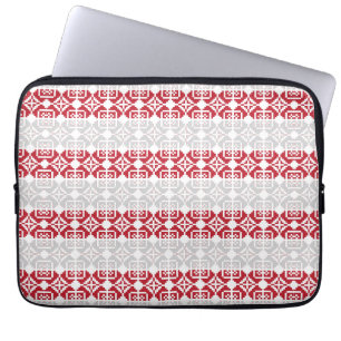 Letse ochtend zon geometrisch patroon II Laptop Sleeve