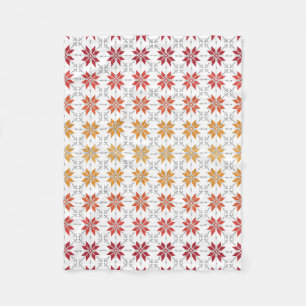 Letse ochtend ZON geometrisch patroon IV Fleece Deken