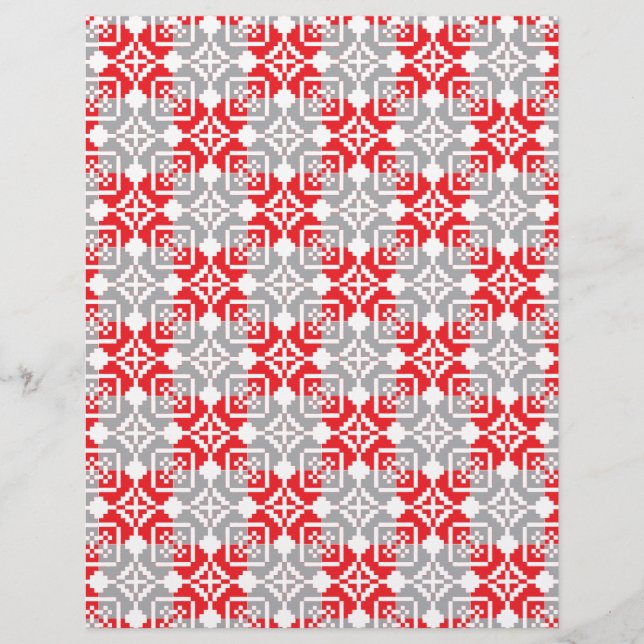 Letse ochtend-ZUN geometrisch patroon VI (Voorkant)