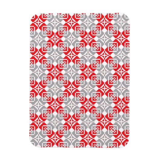 Letse ochtend-ZUN geometrisch patroon VI Magneet (Verticaal)