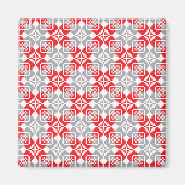 Letse ochtend-ZUN geometrisch patroon VI Magneet (Voorkant)