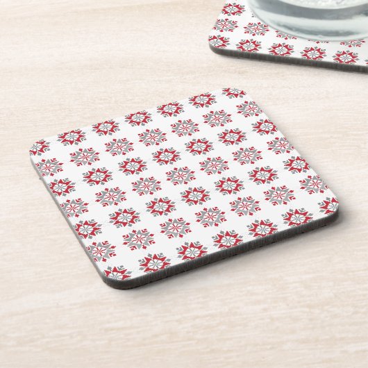 Letse ochtend - ZUN geometrisch patroon VII Bier Onderzetter (Linkerzijde)