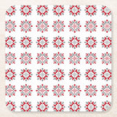 Letse ochtend - ZUN geometrisch patroon VII Kartonnen Onderzetters (Voorkant)