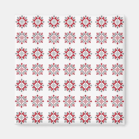 Letse ochtend - ZUN geometrisch patroon VII Magneet (Voorkant)