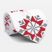 Letse ochtend - ZUN geometrisch patroon VII Stropdas (Opgerold)