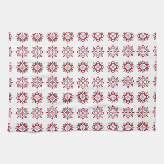 Letse ochtend - ZUN geometrisch patroon VII Theedoek (Horizontaal)