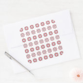 Letse ochtend - ZUN geometrisch patroon VII Vierkante Sticker (Envelop)