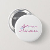 Letse prinses ronde button 5,7 cm (Voorkant /achterkant)