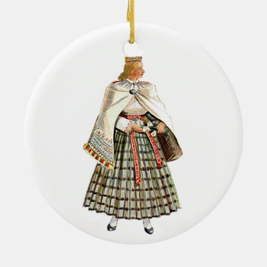 Letse sierplanten keramisch ornament (Achterkant)