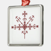 Letse sierplanten metalen ornament (Links)