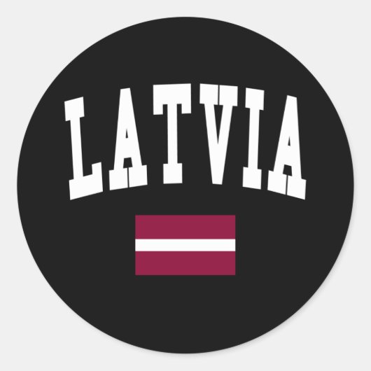 Letse stijl ronde sticker (Voorkant)
