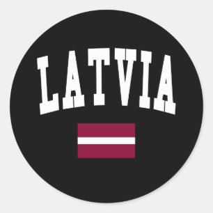 Letse stijl ronde sticker