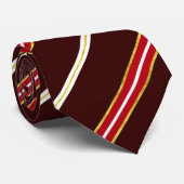 Letse streekvlag stropdas (Opgerold)