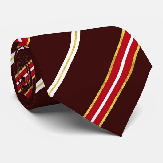 Letse streekvlag stropdas (Opgerold)