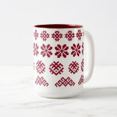 Letse symbolen: Sun Moon Star Jumis Tweekleurige Koffiemok (Voorkant rechts)