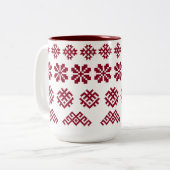 Letse symbolen: Sun Moon Star Jumis Tweekleurige Koffiemok (Voorkant links)